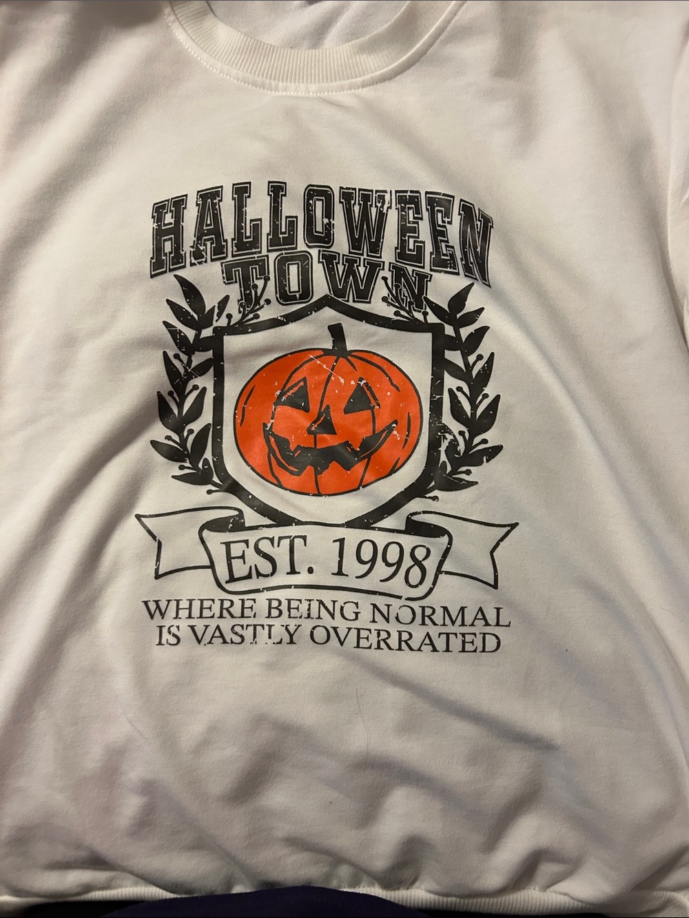 Halloween town sweatshirt